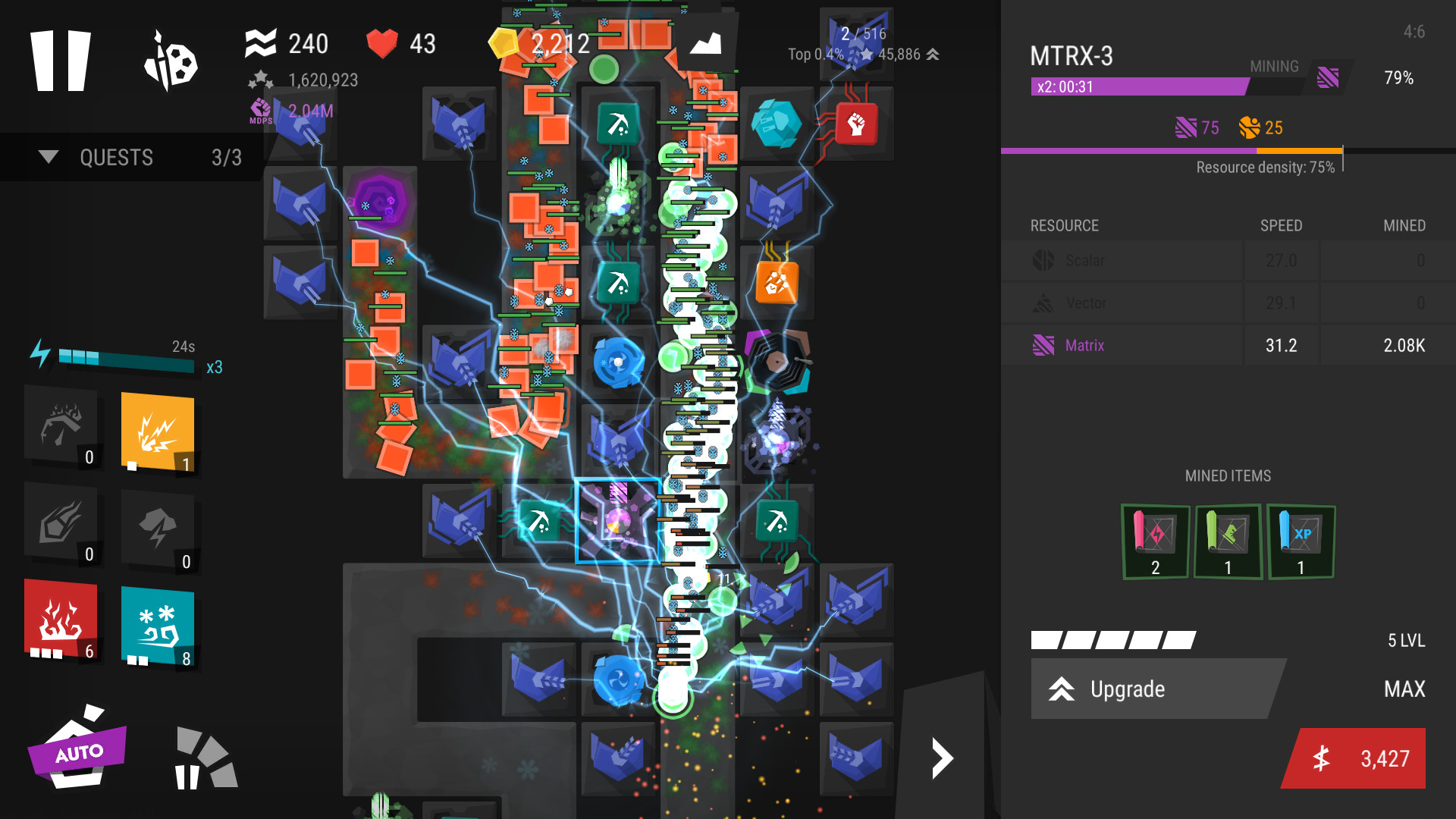 Infinitode 2 - Infinite Tower Defense screenshot 4