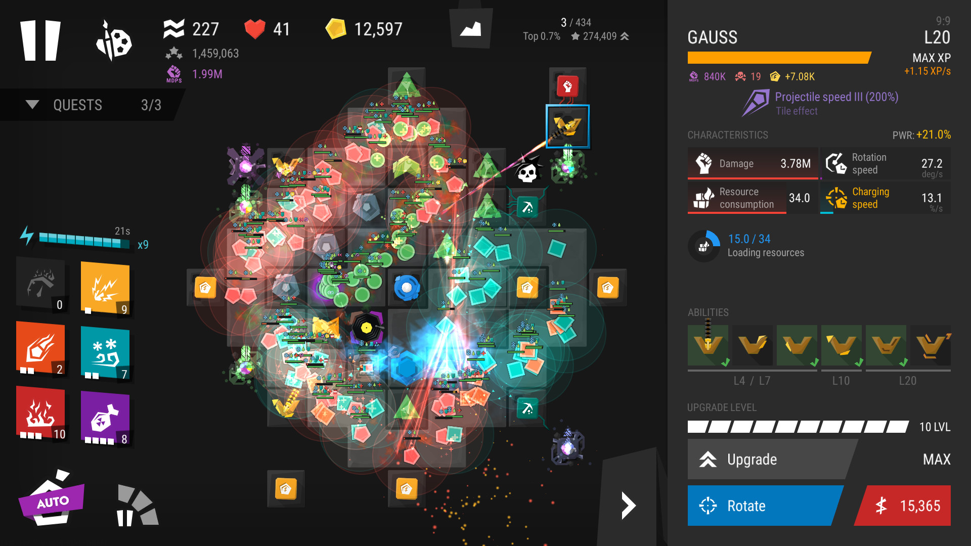Infinitode 2 - Infinite Tower Defense screenshot 6