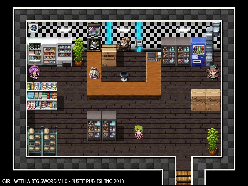 Girl with a big SWORD screenshot 1