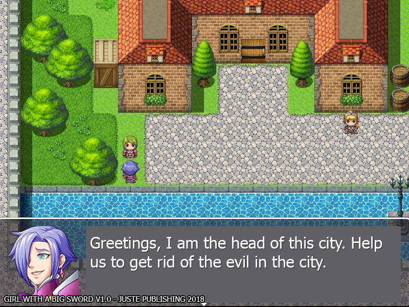 Girl with a big SWORD screenshot 2