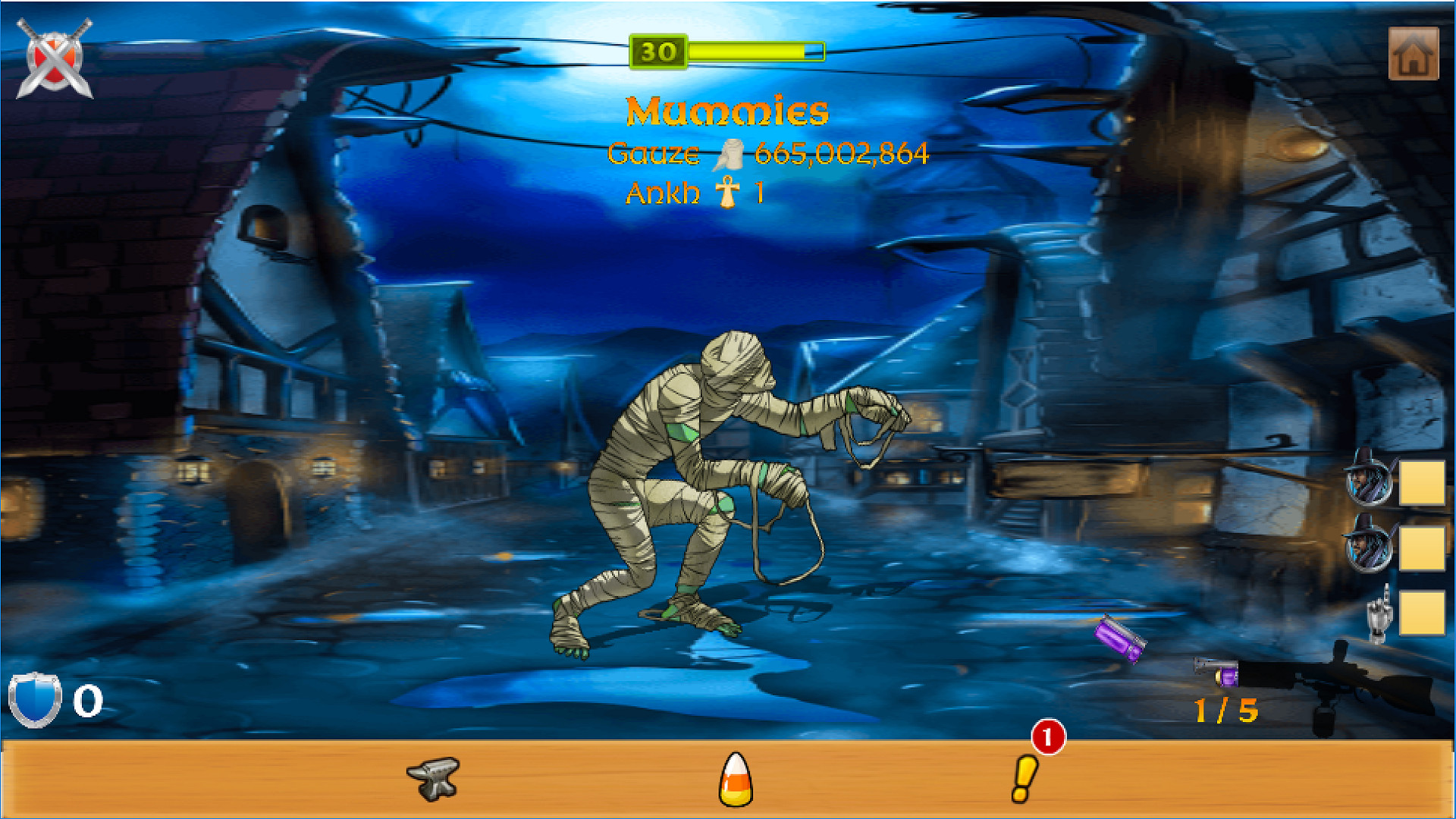 Monster Clicker : Idle Halloween Strategy screenshot 1