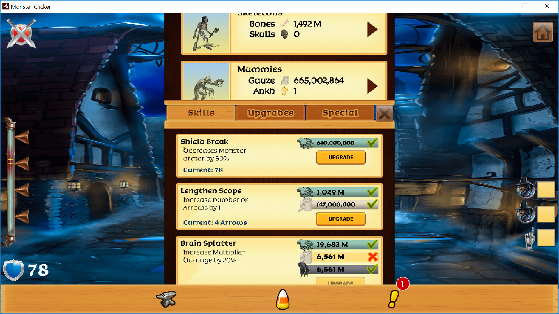 Monster Clicker : Idle Halloween Strategy screenshot 5