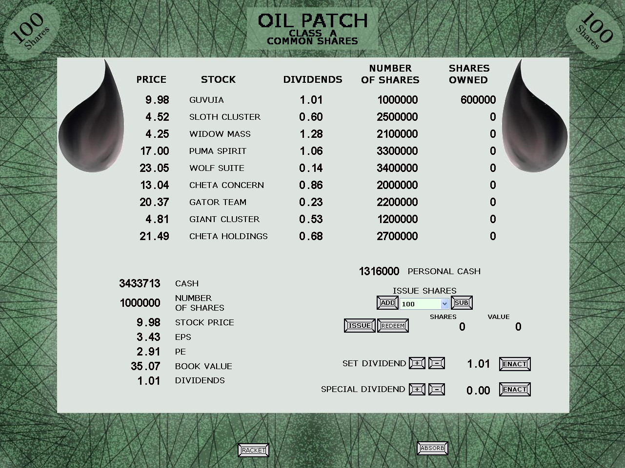 OIL PATCH SIMULATIONS screenshot 3
