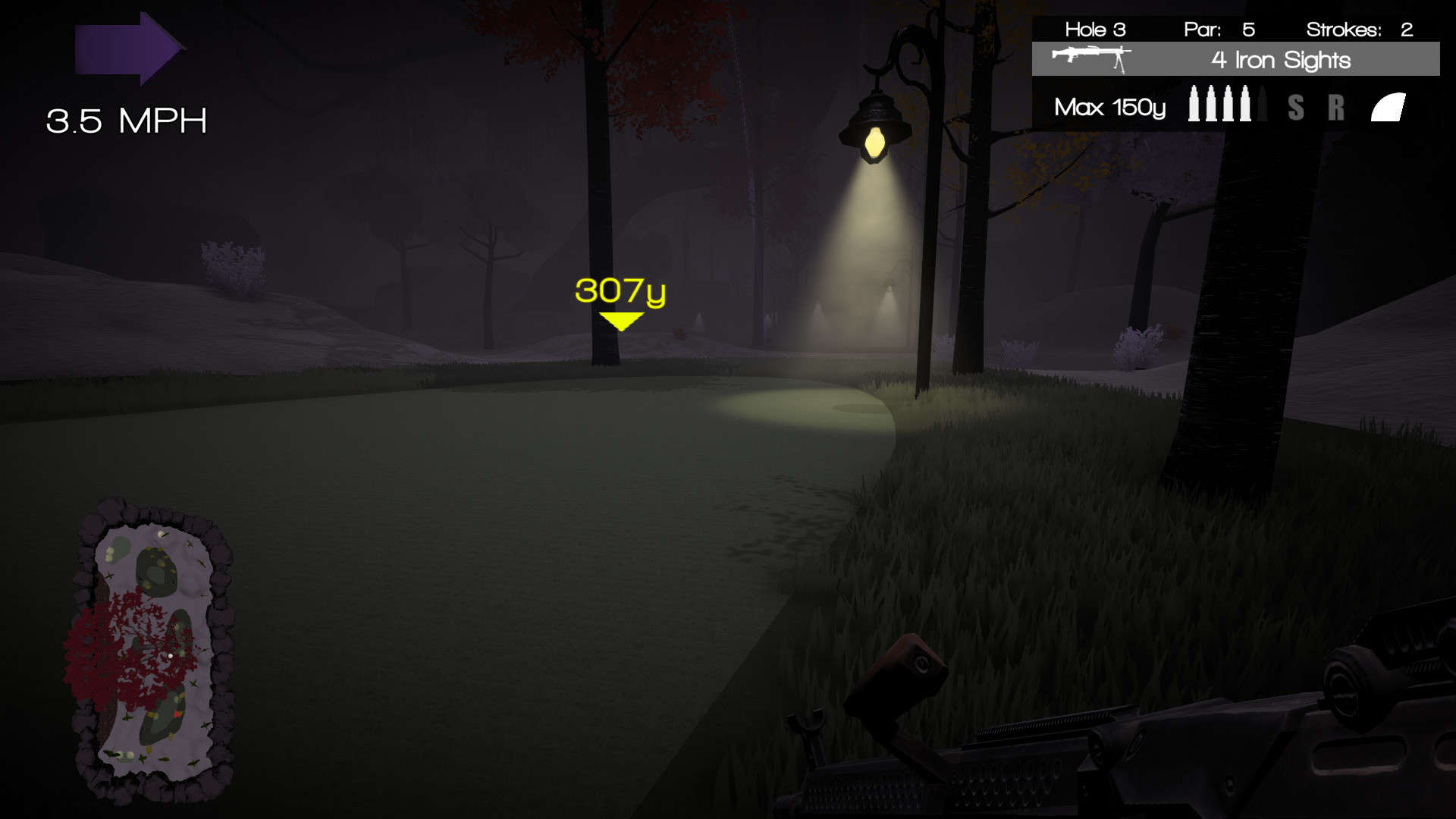 Nice Shot! The Gun Golfing Game screenshot 1
