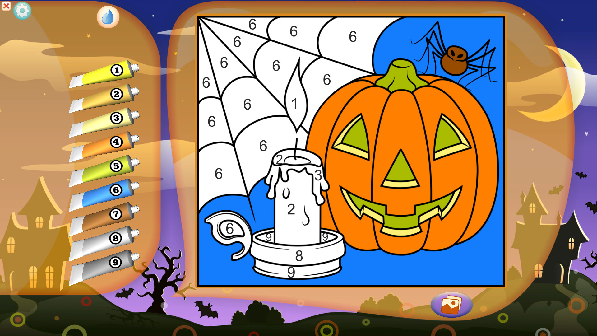 Color by Numbers - Halloween screenshot 1