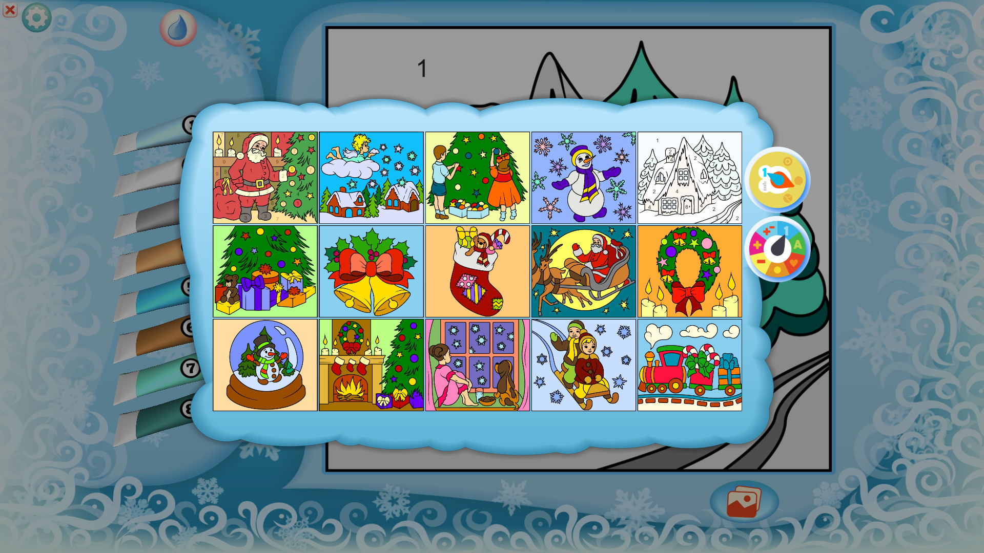 Color by Numbers - Christmas screenshot 2