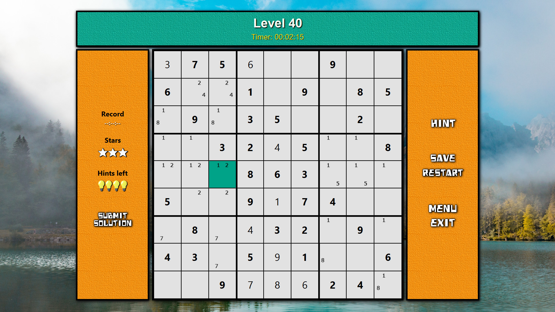 Super Turbo Sudoku screenshot 1
