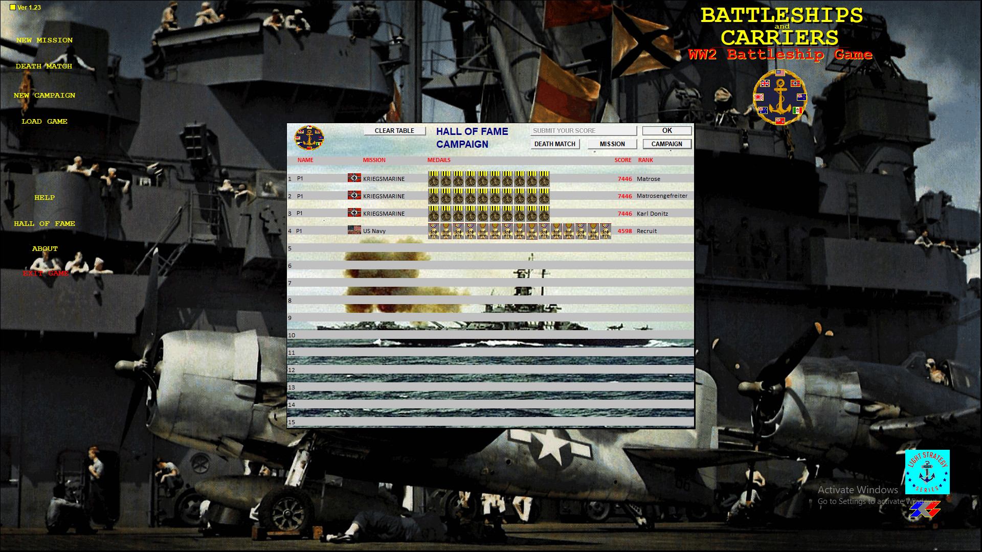 Battleships and Carriers - WW2 Battleship Game screenshot 17