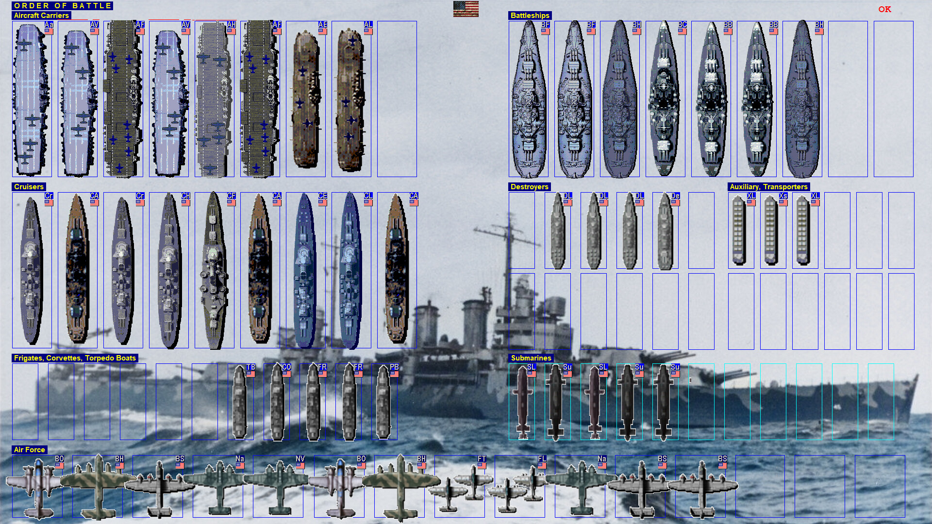 Battleships and Carriers - WW2 Battleship Game screenshot 2
