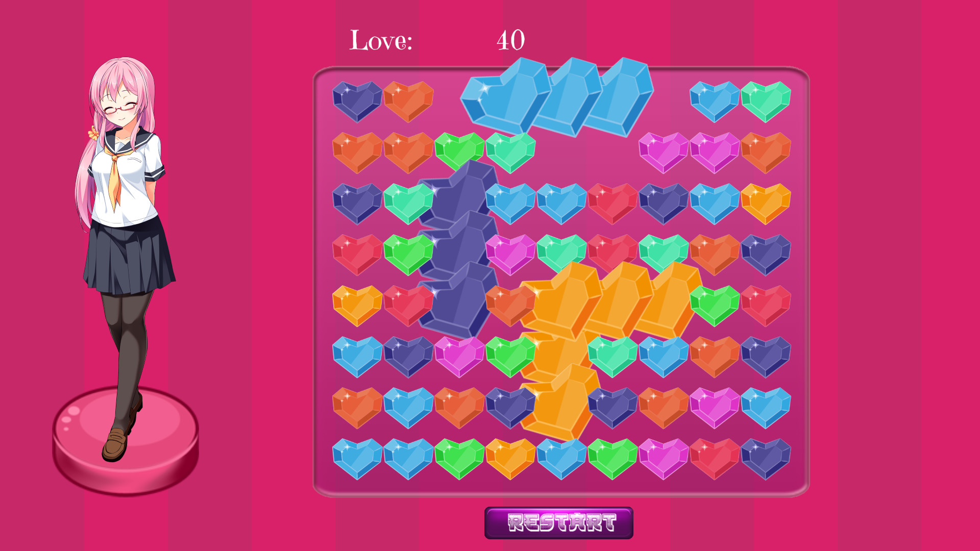 YUNA: Sugar hearts and Love screenshot 1