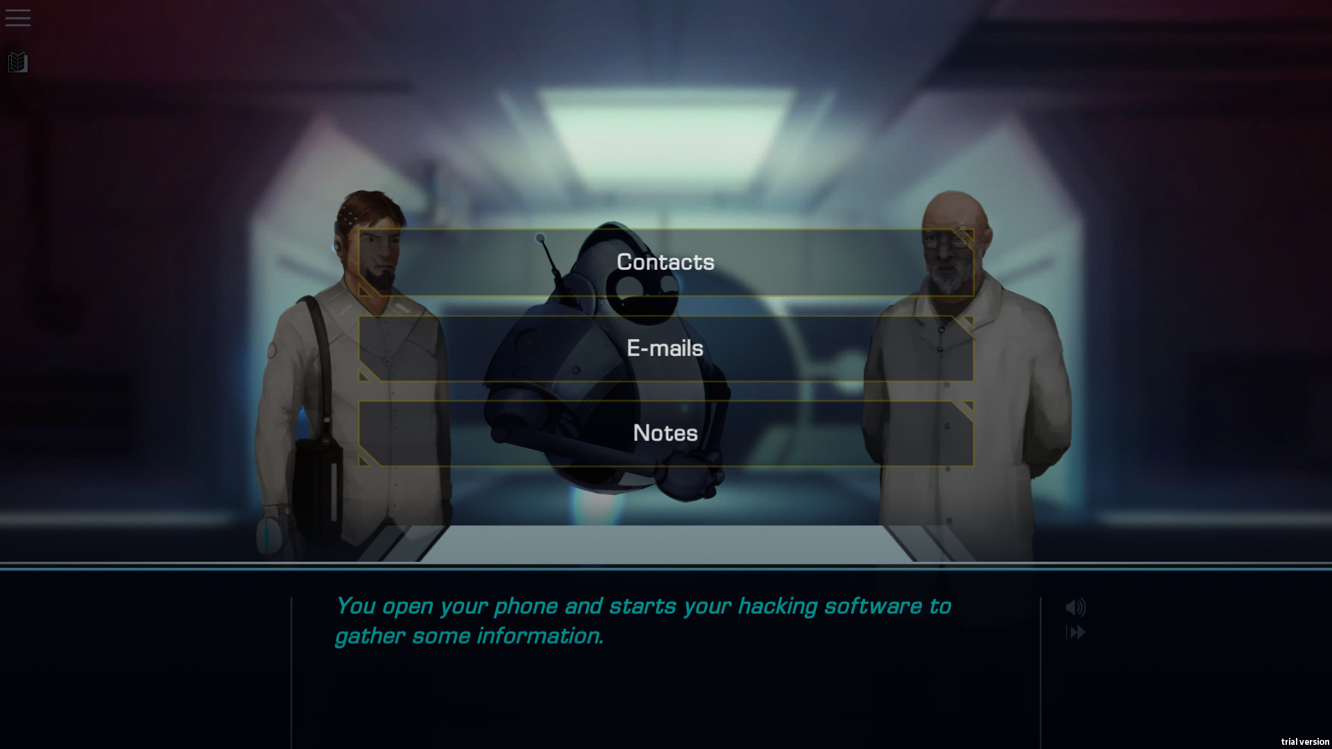 S.A.I.A.'s Awakening: A Robothorium Visual Novel screenshot 5
