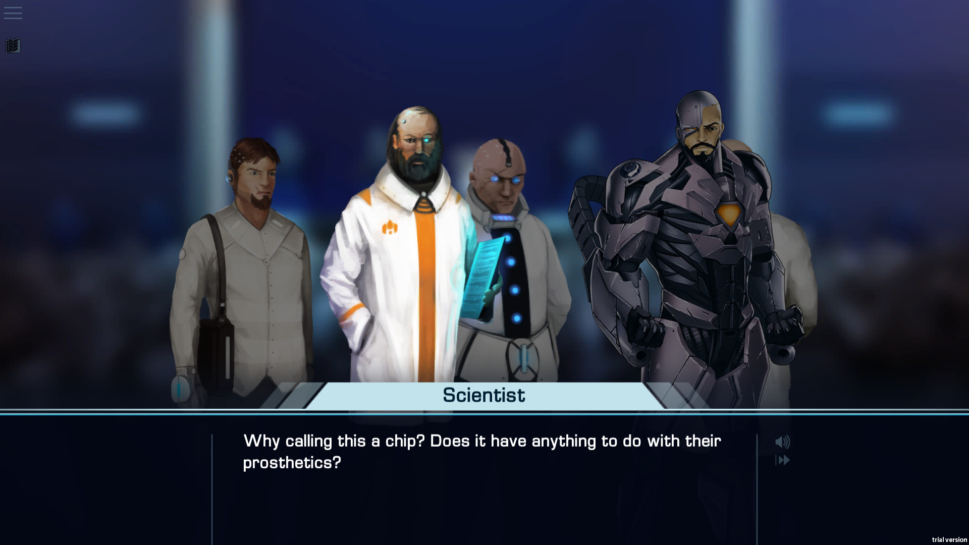 S.A.I.A.'s Awakening: A Robothorium Visual Novel screenshot 2
