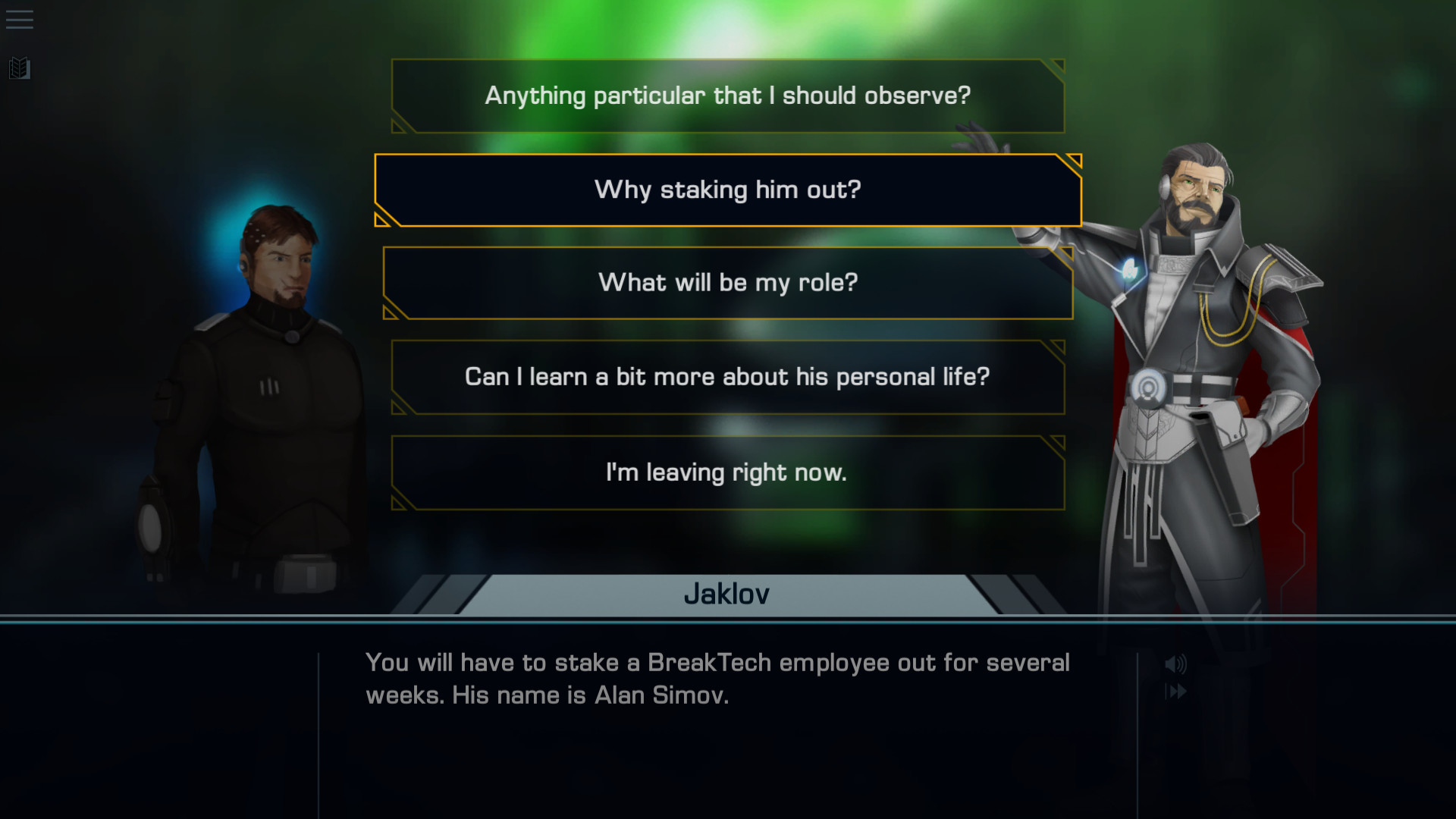S.A.I.A.'s Awakening: A Robothorium Visual Novel screenshot 1