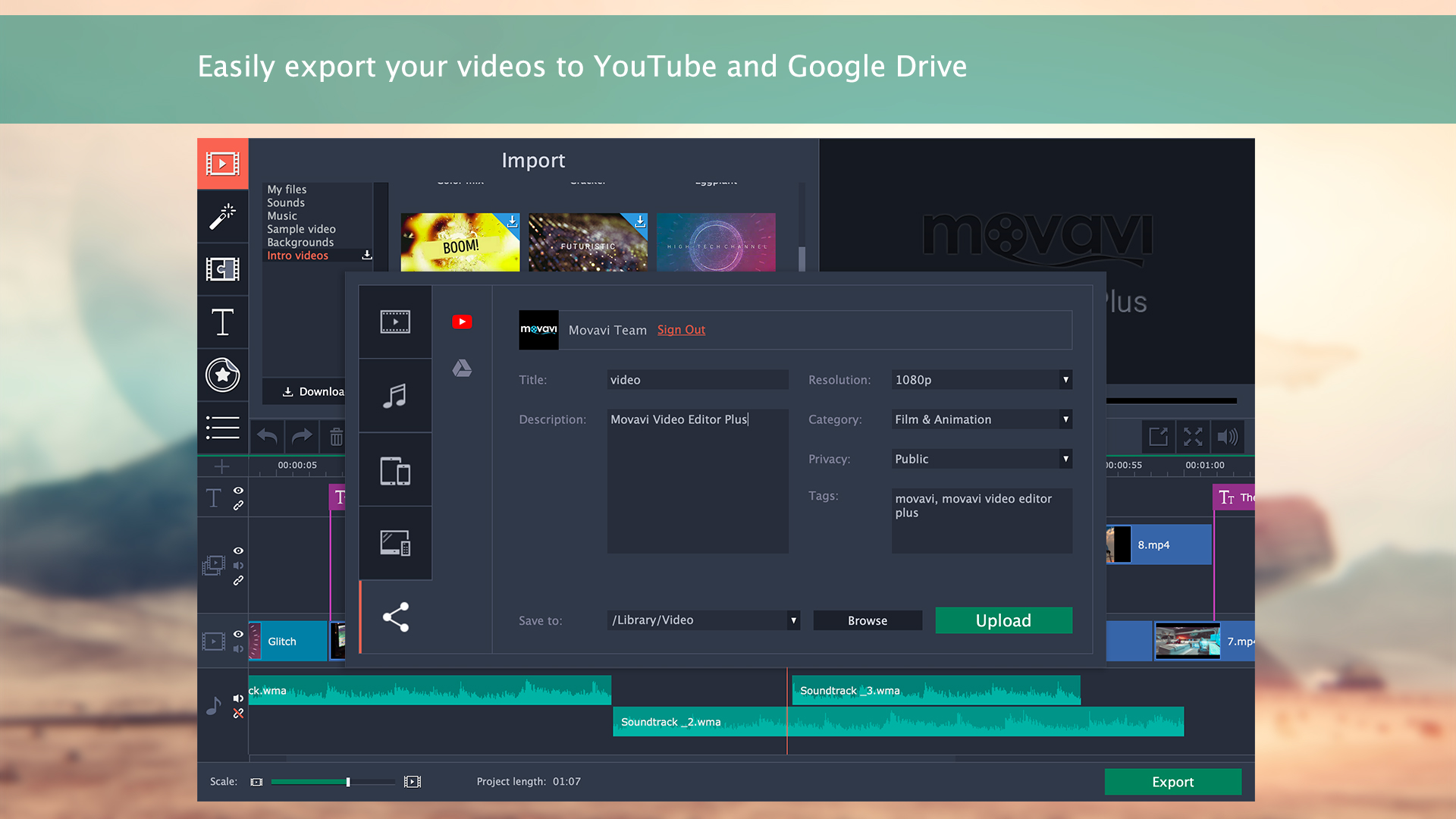 Movavi Video Editor 15 Plus - Video Editing Software screenshot 5