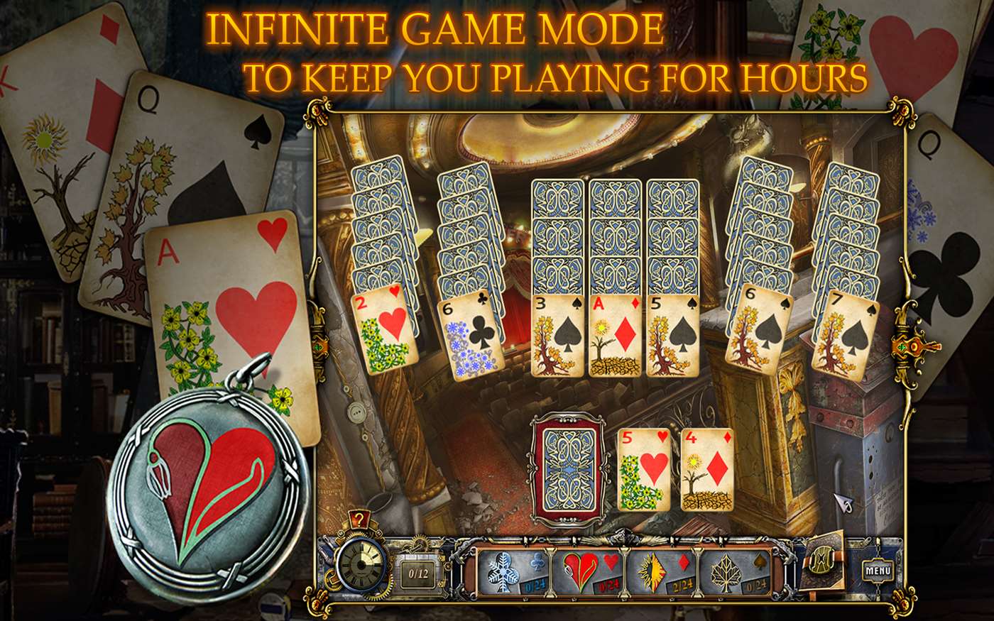 Solitaire Mystery: Four Seasons screenshot 5