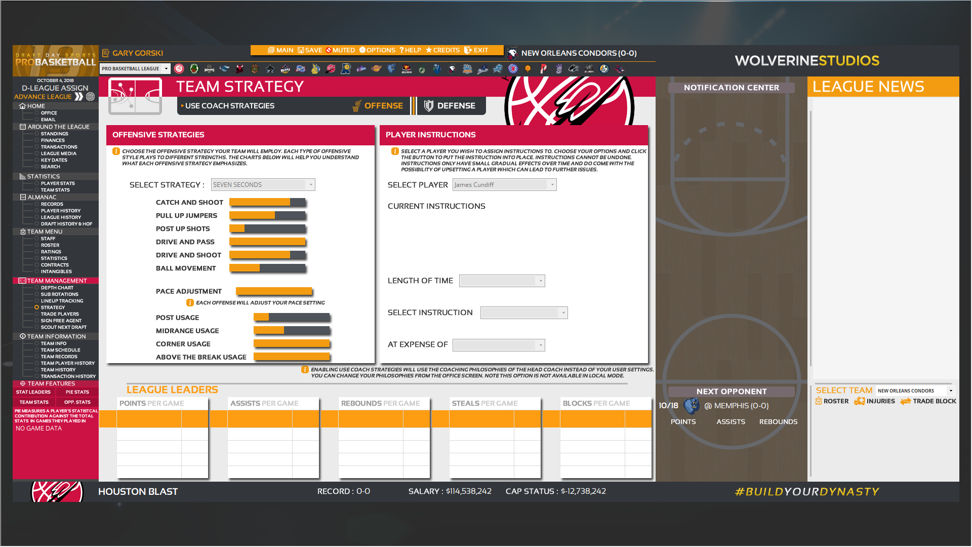 Draft Day Sports: Pro Basketball 2019 screenshot 3