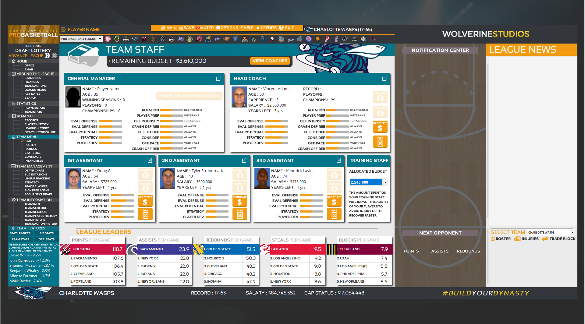 Draft Day Sports: Pro Basketball 2019 screenshot 5