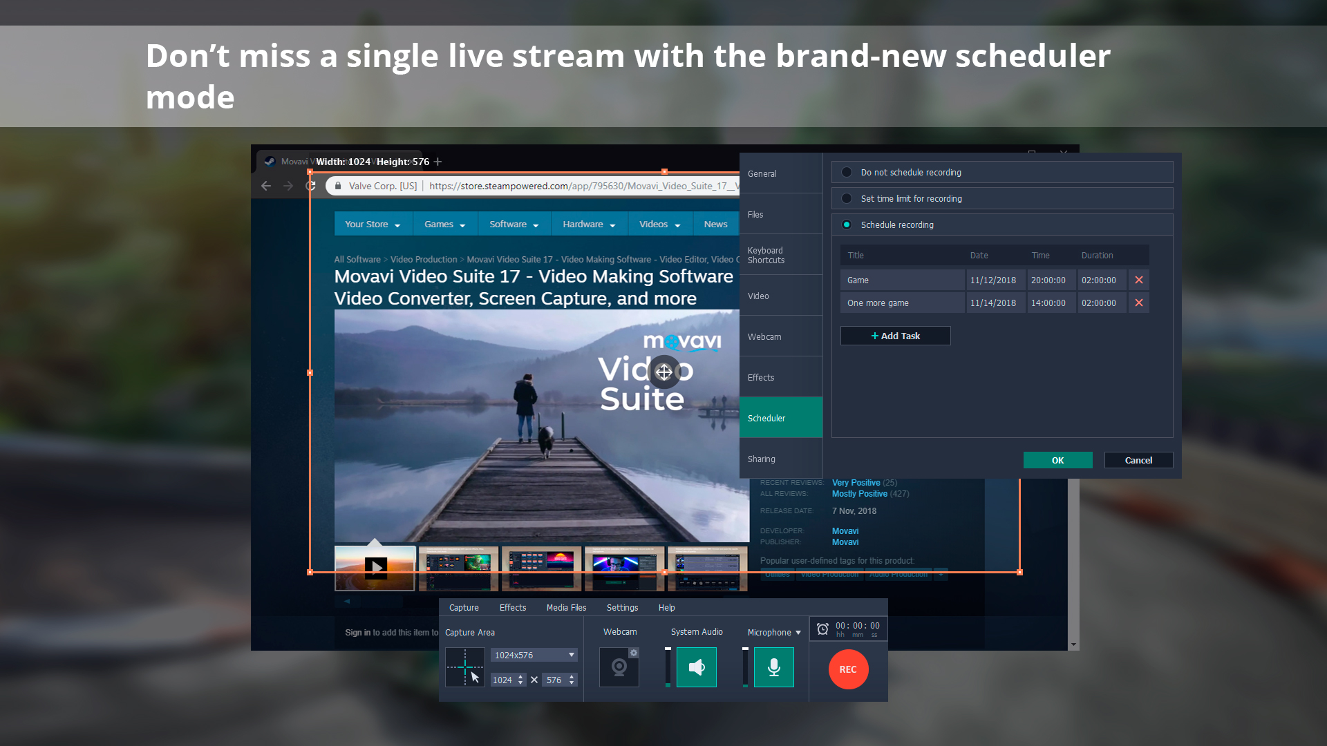 Movavi Video Suite 18 - Video Making Software - Edit, Convert, Capture Screen, and more screenshot 4