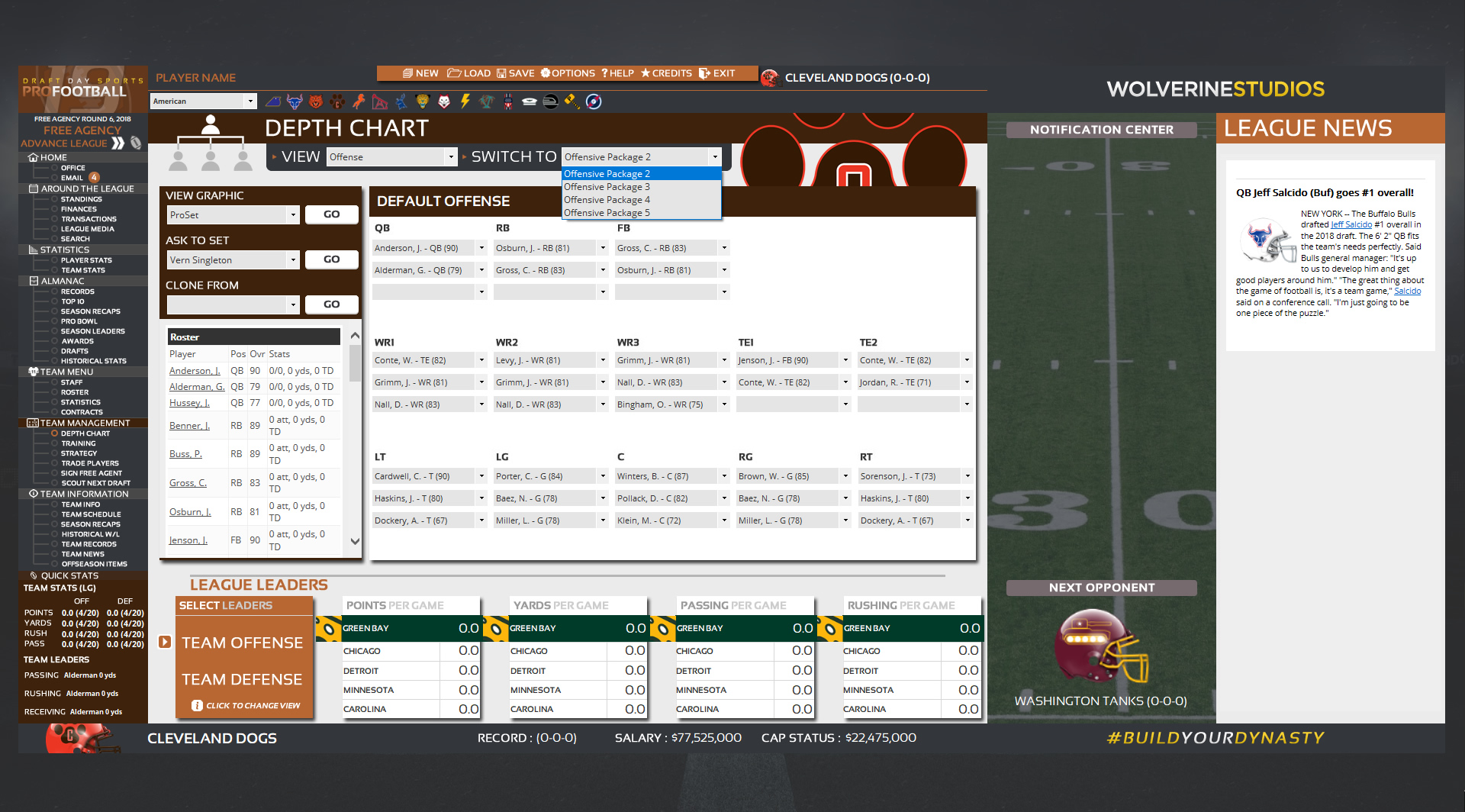 Draft Day Sports: Pro Football 2019 screenshot 4