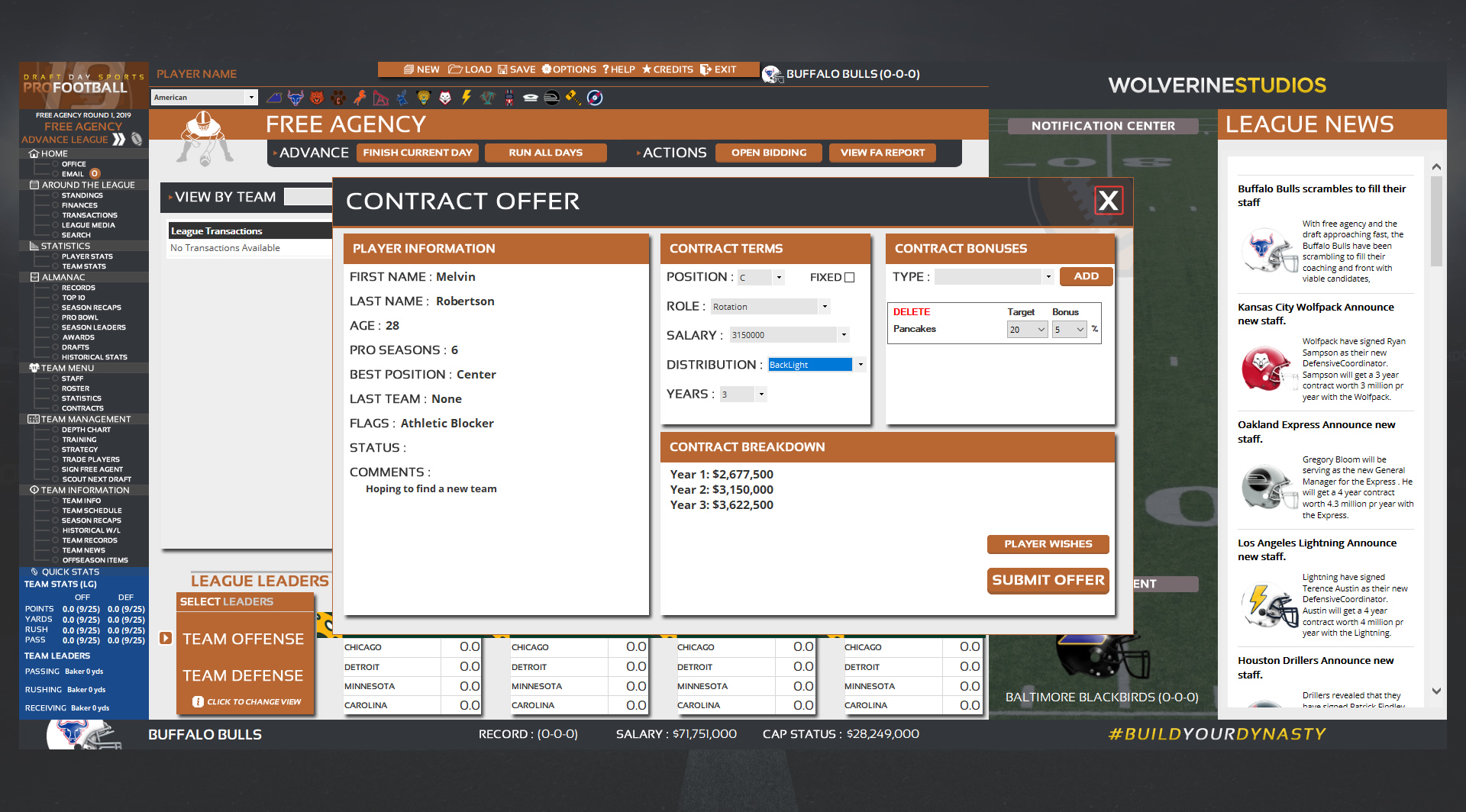 Draft Day Sports: Pro Football 2019 screenshot 5