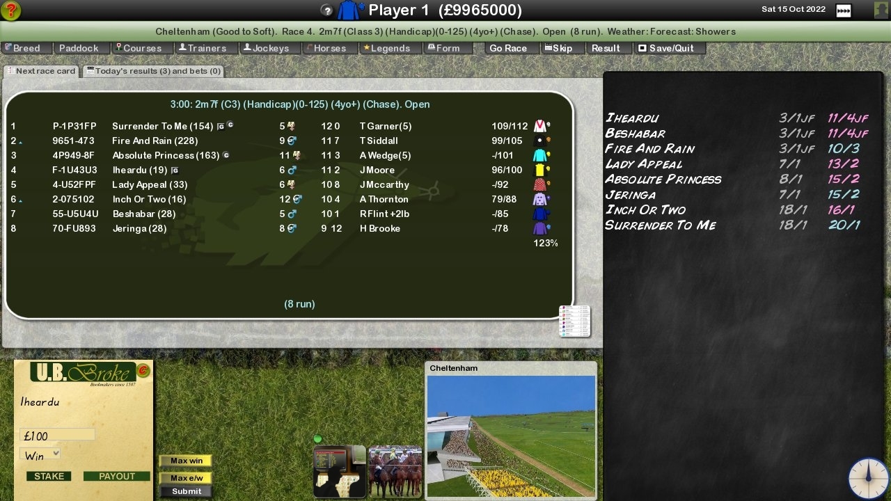 Starters Orders 7 Horse Racing screenshot 7