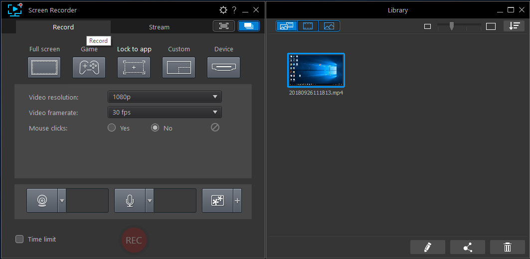 Cyberlink Screen Recorder 4 - Record your games, RPG, car game, shooting gameplay - Game Recording and Streaming Software screenshot 4