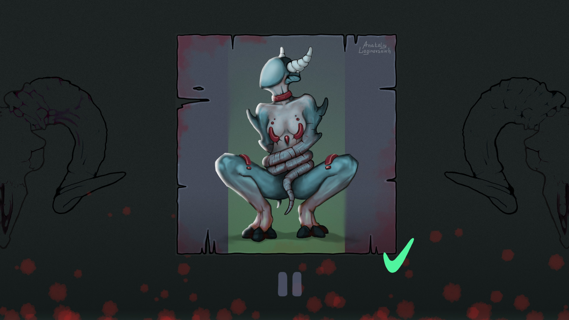 Horror Girl Puzzle screenshot 2