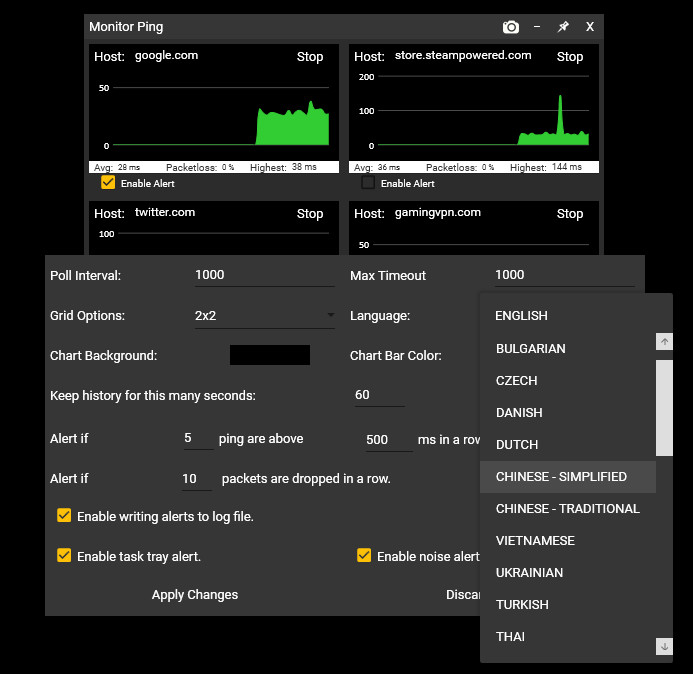 Sticky Apps :: Monitor Ping screenshot 6