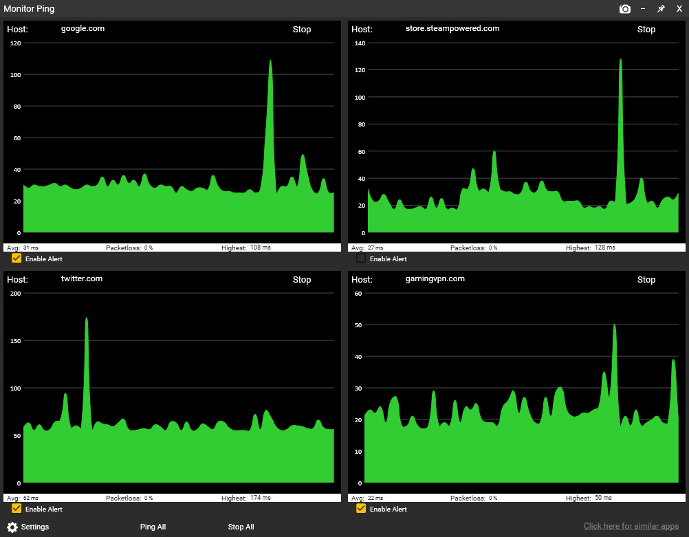 Sticky Apps :: Monitor Ping screenshot 5