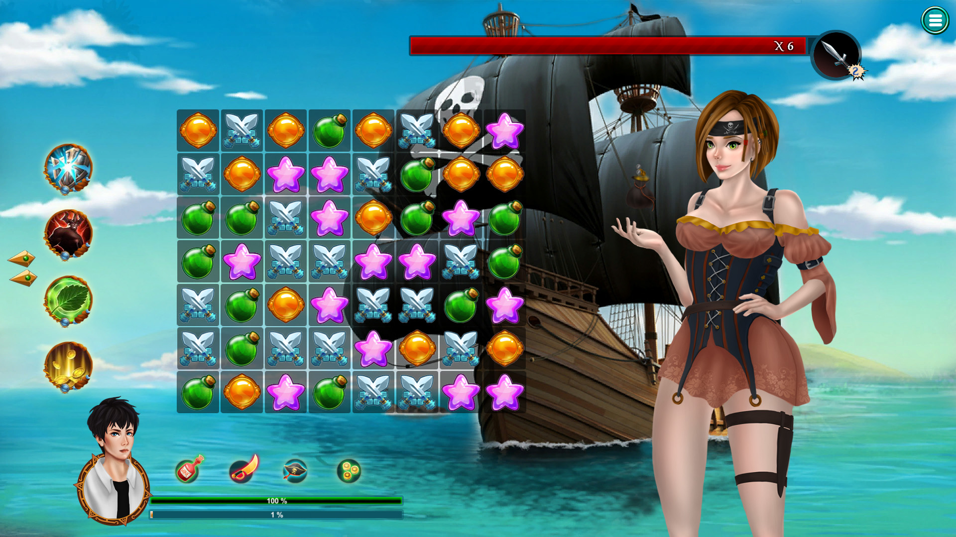 Waifu Hunter - Secret of Pirates screenshot 2