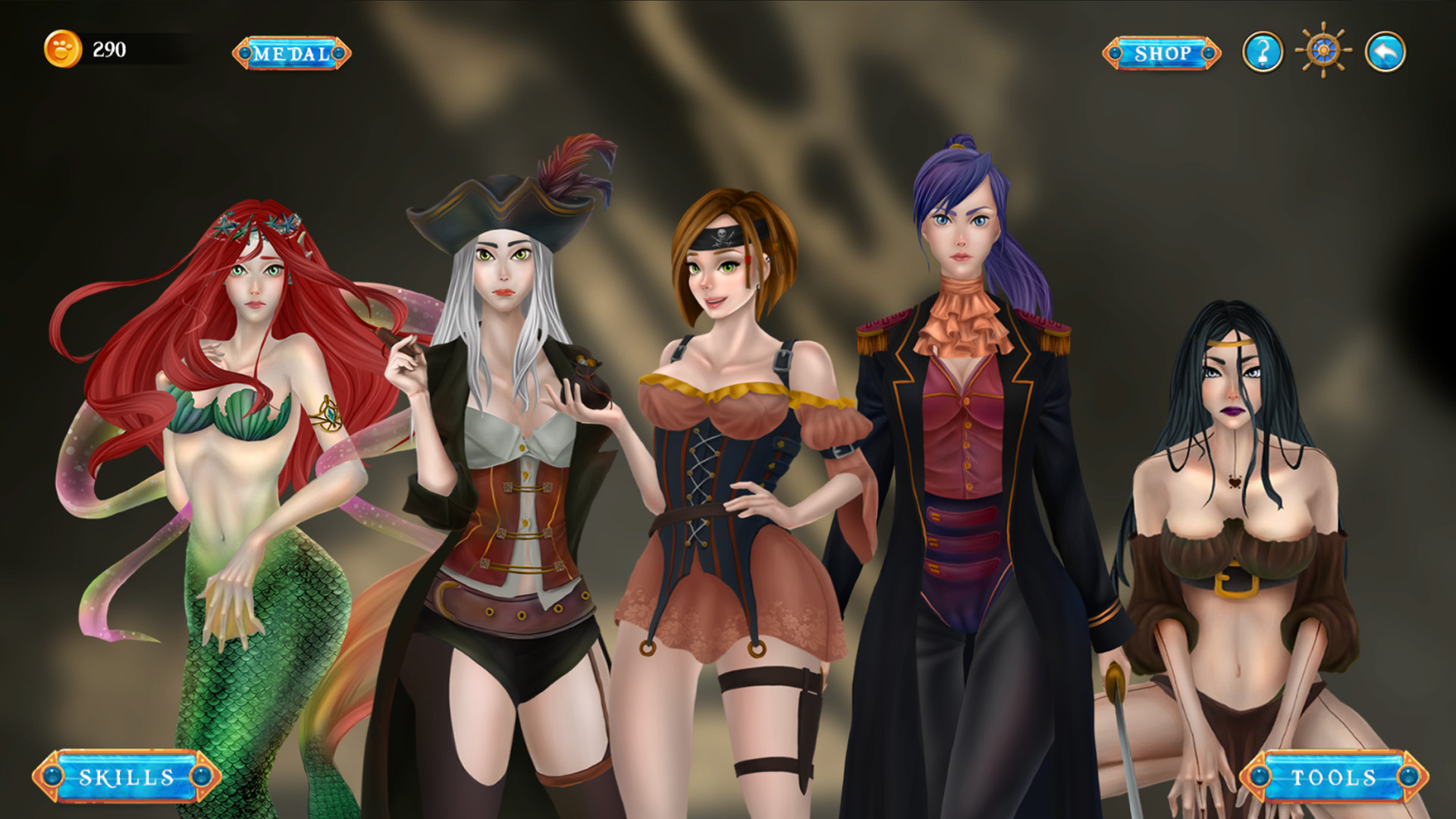 Waifu Hunter - Secret of Pirates screenshot 1