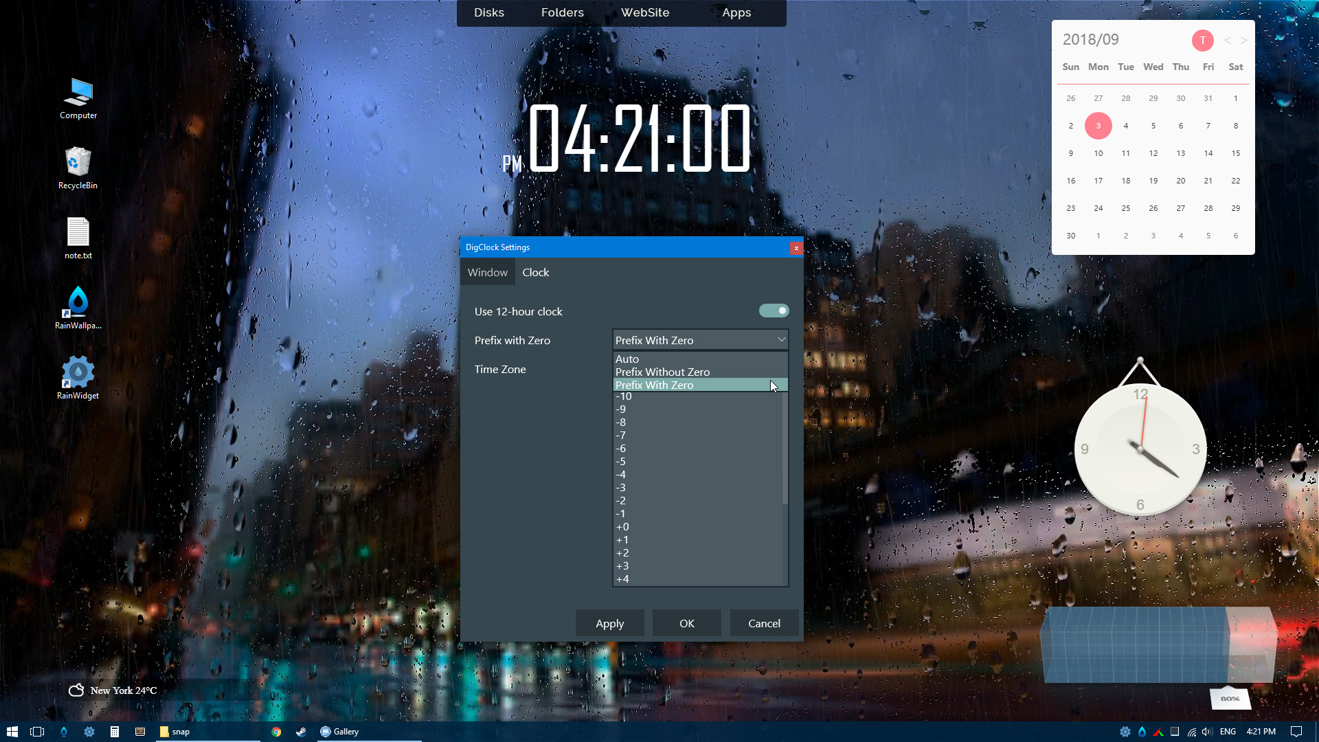 RainWidget screenshot 4