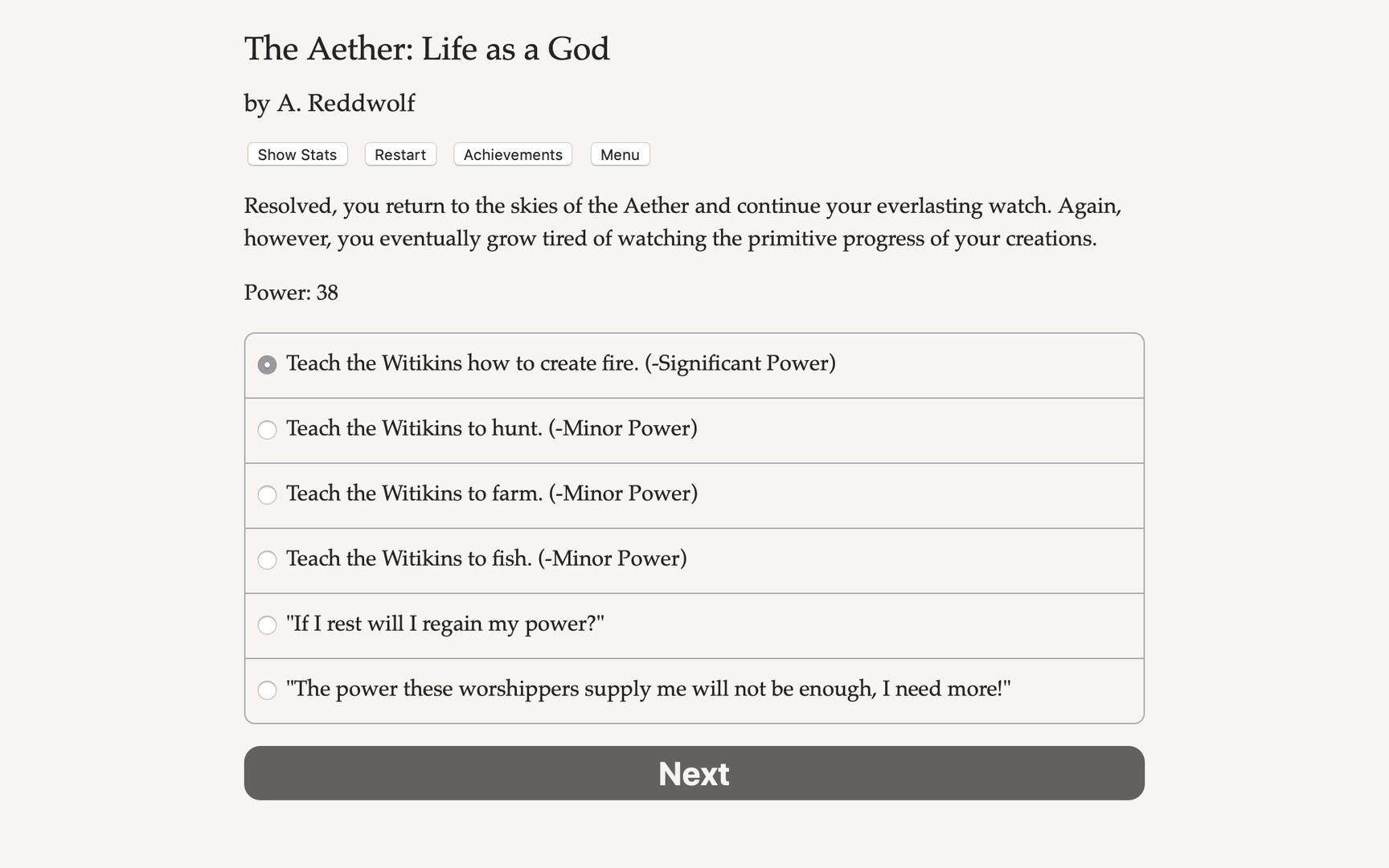 The Aether: Life as a God screenshot 3