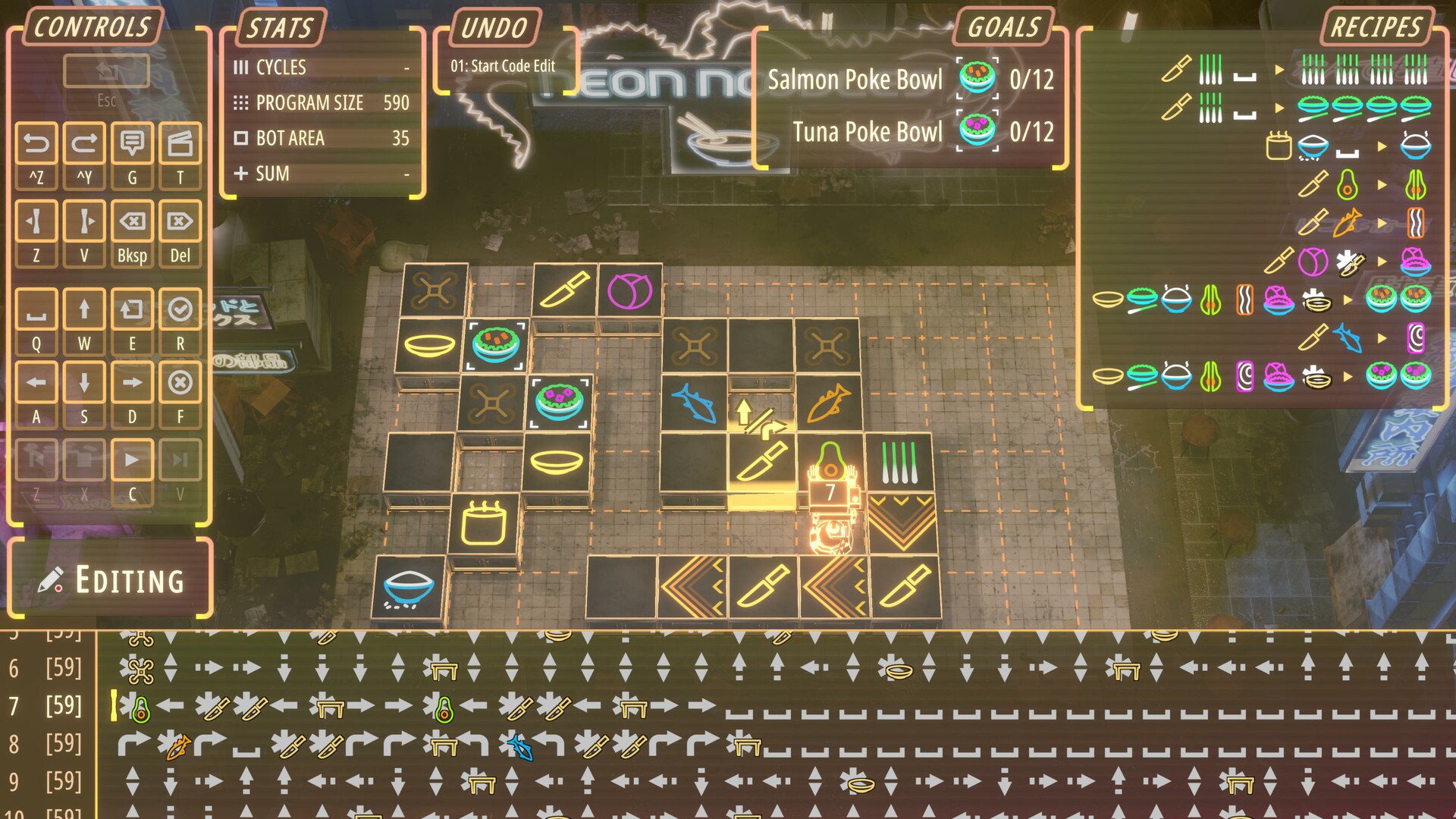 Neon Noodles screenshot 1