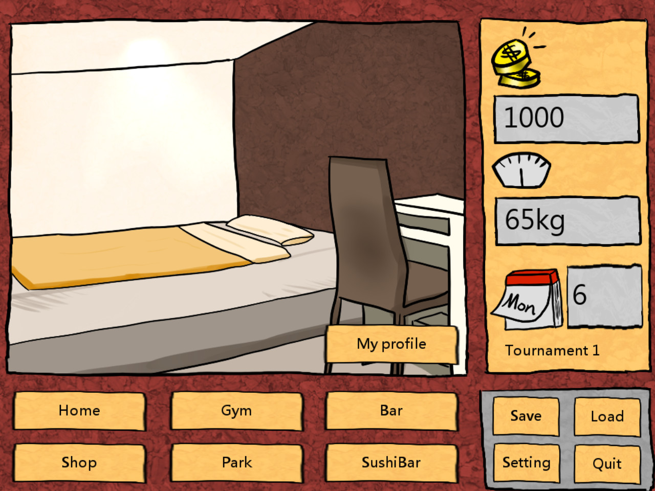 Otiiz's adventure - Sushi Champ screenshot 1