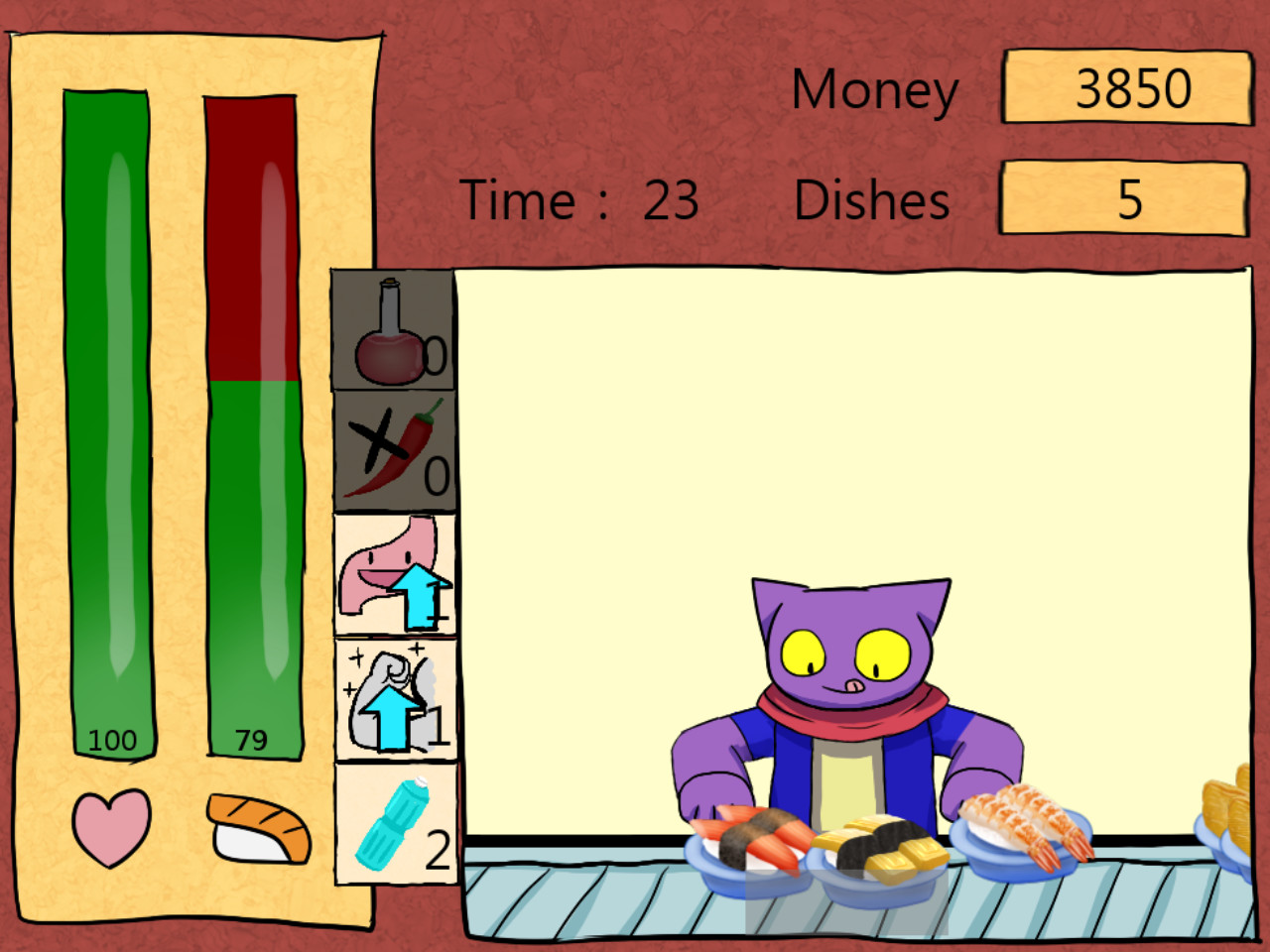 Otiiz's adventure - Sushi Champ screenshot 4