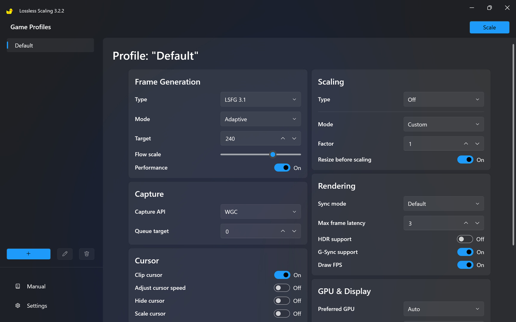 Lossless Scaling screenshot 1