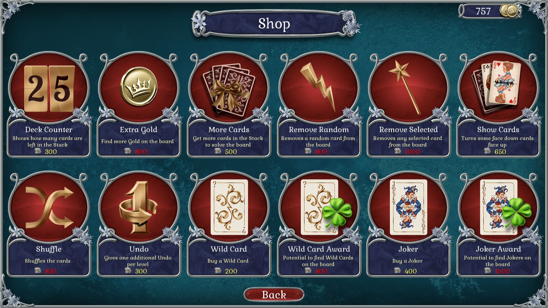 Jewel Match Solitaire Winterscapes screenshot 6