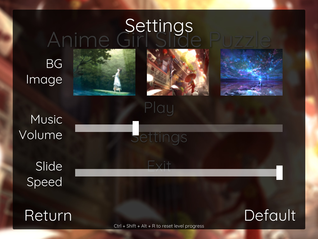 Anime Girl Slide Puzzle screenshot 5