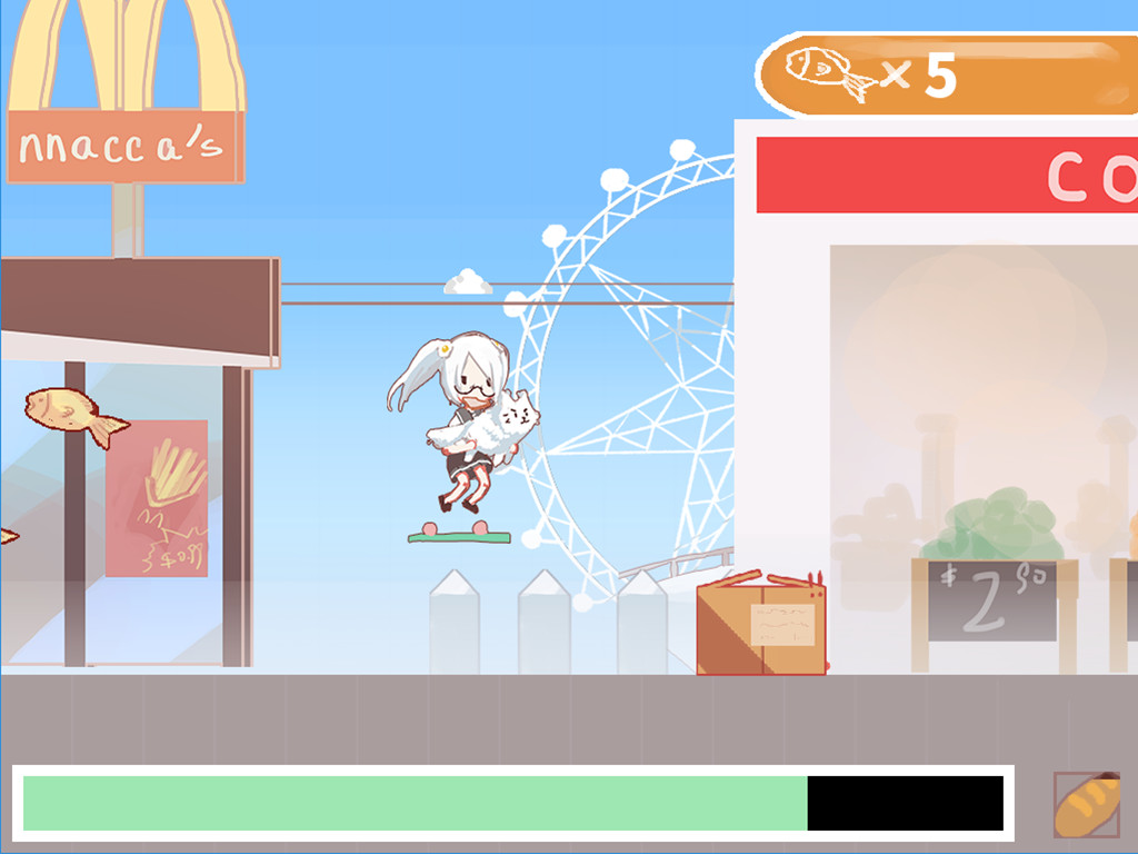 持猫少女凯蒂/Kaidi, armed with a cat screenshot 1