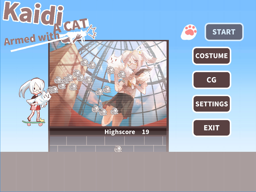 持猫少女凯蒂/Kaidi, armed with a cat screenshot 5