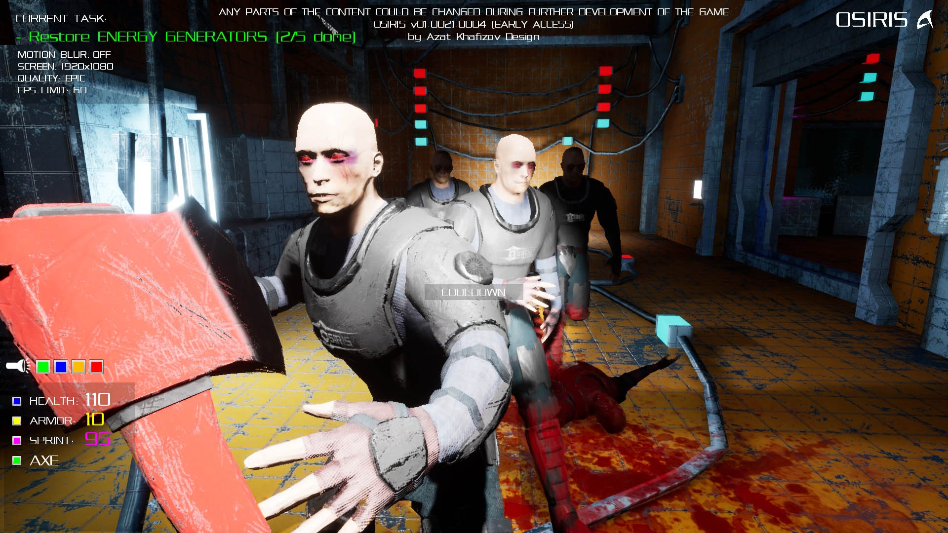 OSIRIS screenshot 1